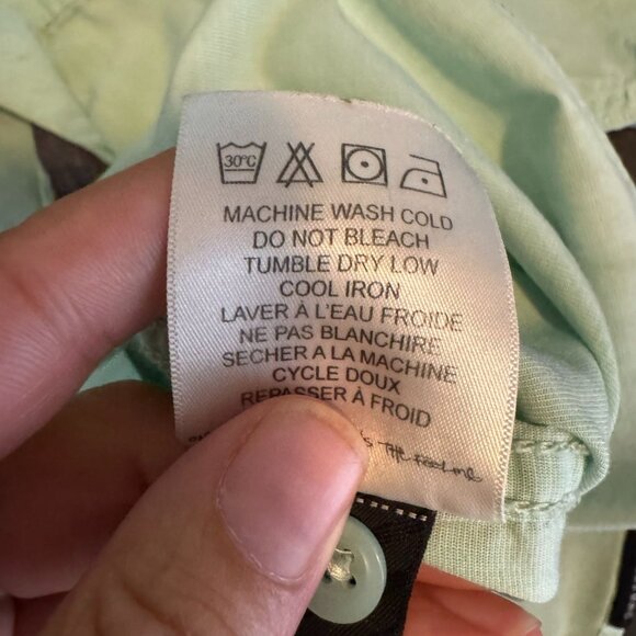 Billabong Toddler Boy Mint Green Short Sleeve Button-Up Shirt, Size 2T - Picture 5 of 7